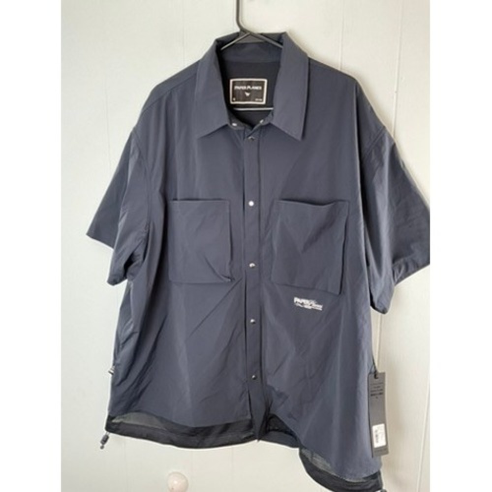 Paper Planes Exporter Woven Shirt Jacket XL Sky Captain Navy Water Resistant NWT
